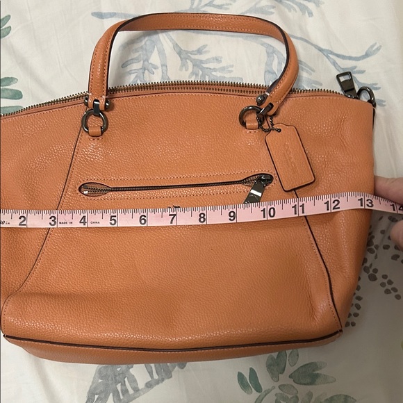 Coach Orange Leather Satchel